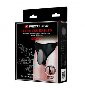 Pretty Love - Caludio I Strap-on Harness Briefs (Dildo Sold Separately)